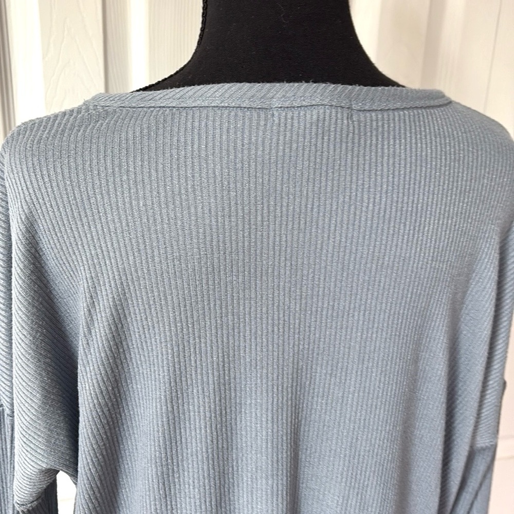 rag & bone Ribbed Drop Shoulder Top - Picture 9 of 14